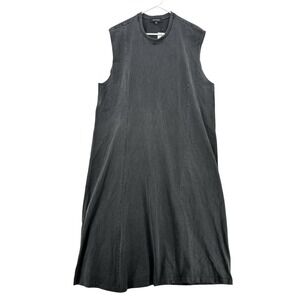 Toit Volant Dress Womens XL Black Sleeveless A-Line Tank Casual Minimalist USA